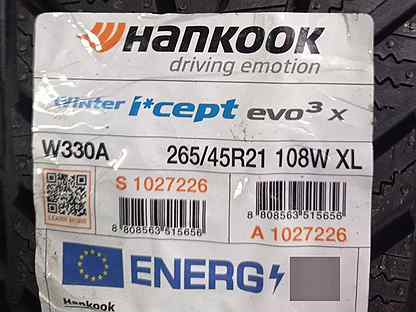 Hankook Winter I'Cept Evo 3 X W330A 265/45 R21 108W