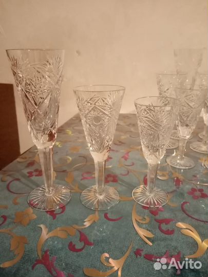 Фужеры. Хрусталь. СССР