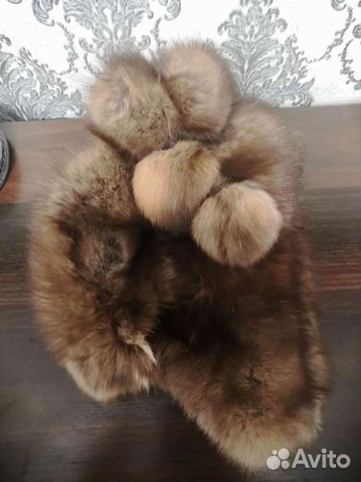Детская шапка из норки