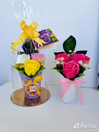 Мыльные цветы