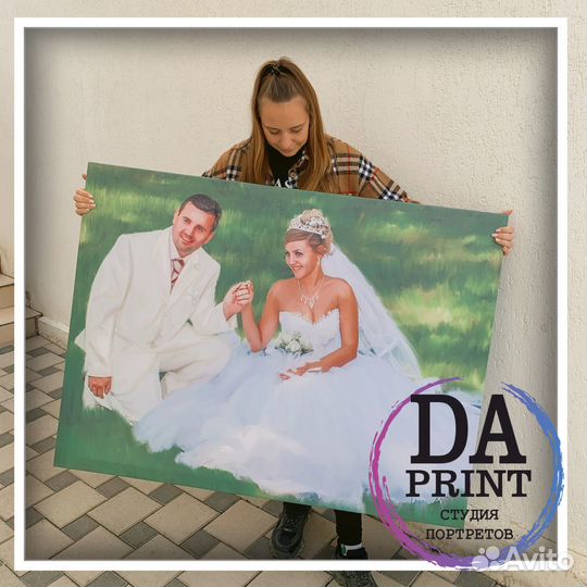 Портрет на холсте по фото в Севастополе