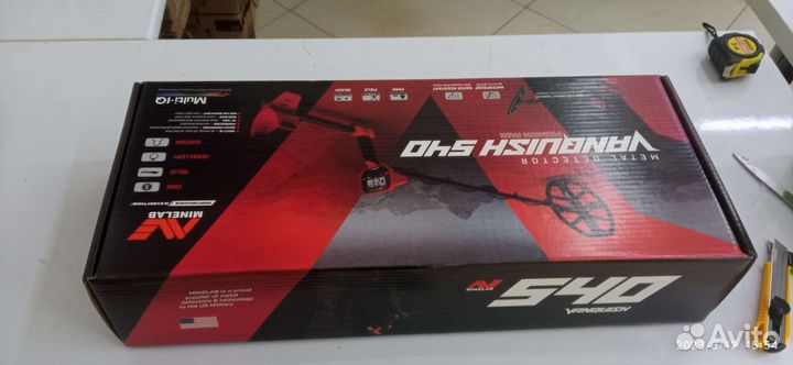 Металлоискатель minelab vanquish 540 premium pack