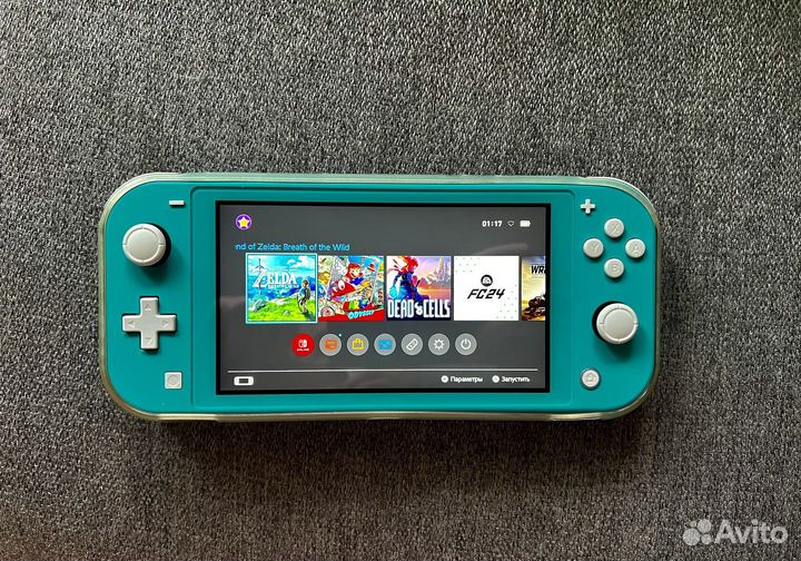 Nintendo switch lite прошитый 32gb + 128gb
