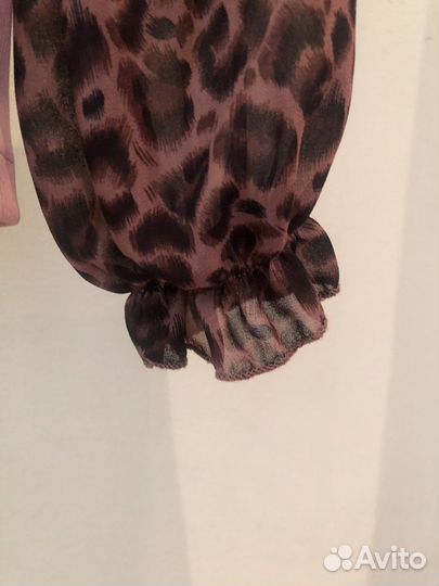 Леопардовая блузка