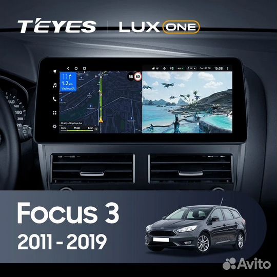 Магнитола Teyes Lux One 4/32 Ford Focus 3