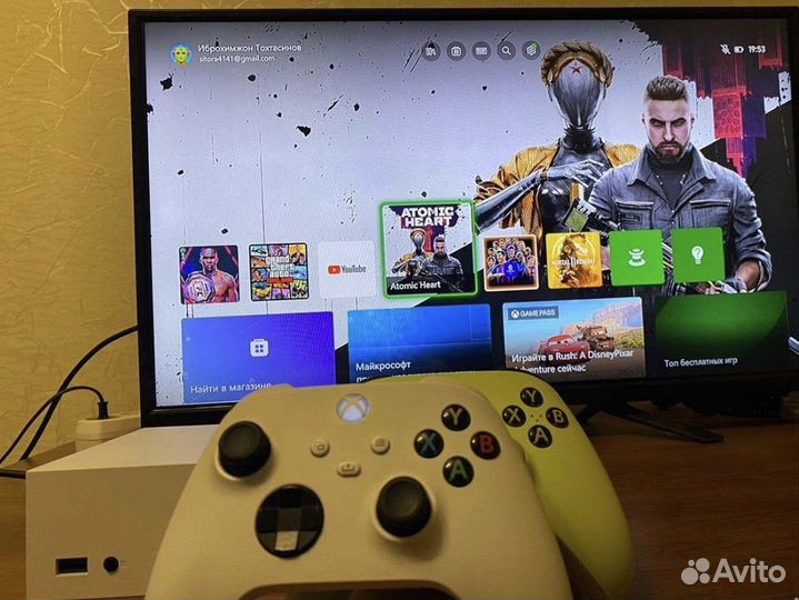 Игровая приставка xbox series s + руль аренда