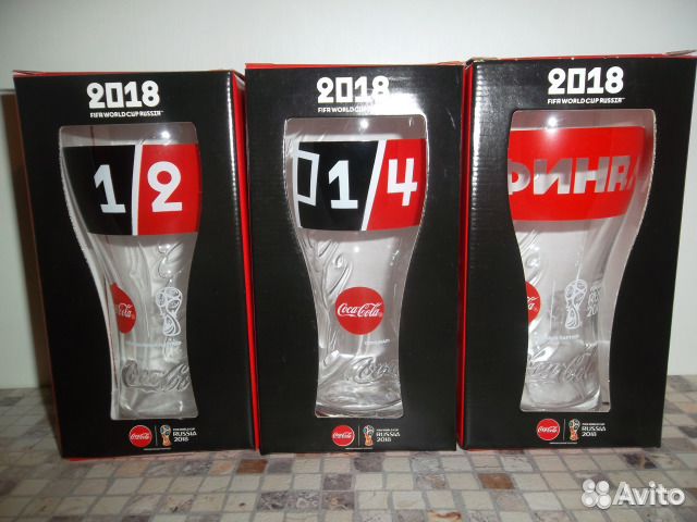 Коллекционные стаканы Coca-Cola 2018г