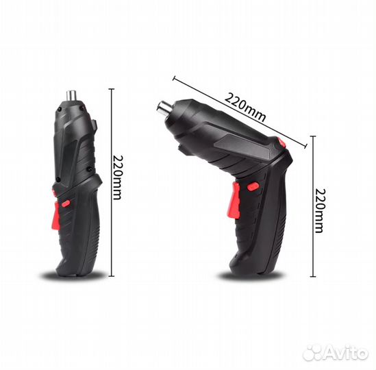 Шуруповерт пистолетного типа 3.6v с поворотным механизмом