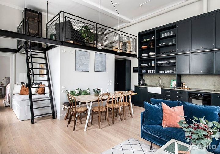 Лестницы, ограждения для антресольного этажа