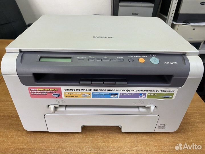 Принтер лазерный мфу samsung scx 4200 пробег 10900