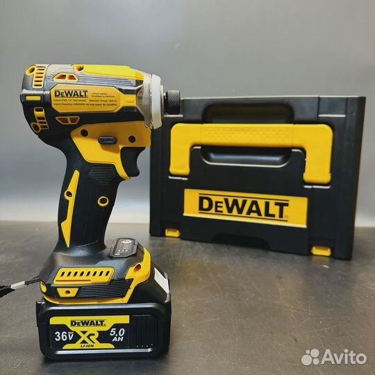 Винтоверт аккумуляторный ударный dewalt 36V 2АКБ в