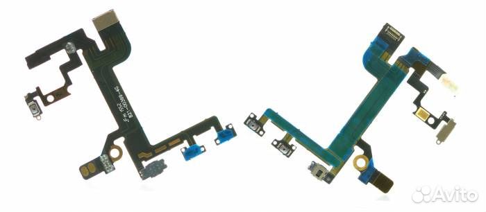 Шлейф iPhone SE + кнопка включения + кнопки громко