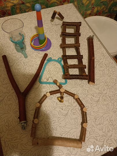 Комлект для большого и среднего попугая