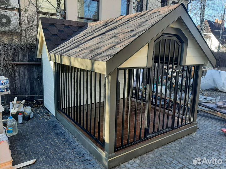 Вольер для собак зимний