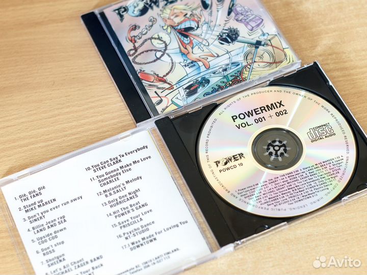 CD Компакт-диски Дискотека PowerMix vol.1-5