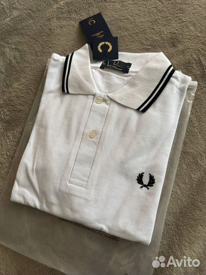 Polo Fred Perry белое