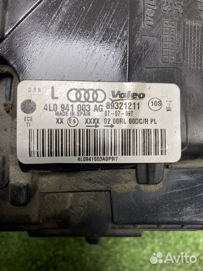 Фары audi q7 4l рестайлинг