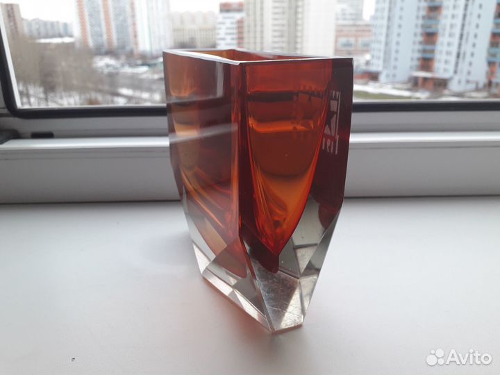 Ваза цветное стекло лзхс Агитация