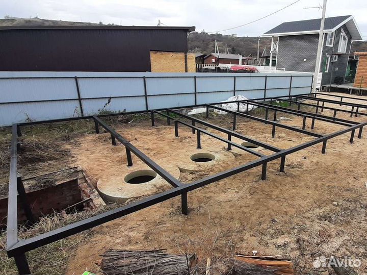 Винтовые сваи под ключ установка