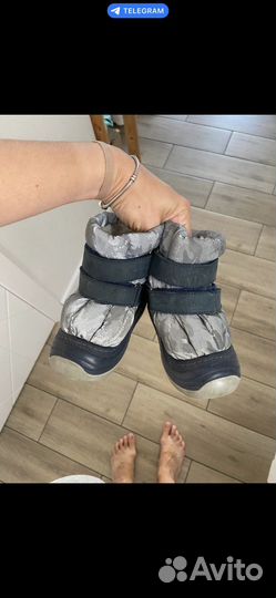 Ботинки сапоги сноубутсы котофей 22/23