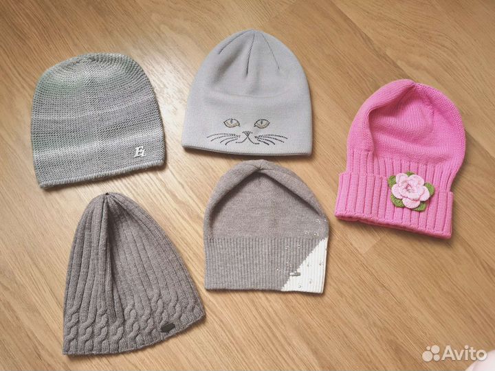 Новые шапки женские и детские