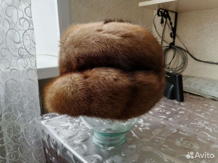 Шапка норковая женская бу