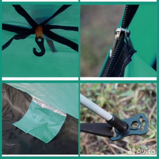 Палатка Туристическая 200*200*135 2-3 местная