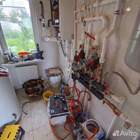 Промывка отопления