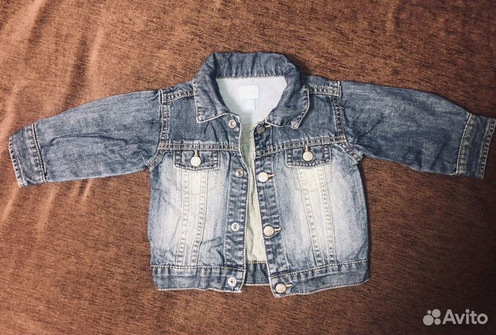 Джинсовая куртка детская