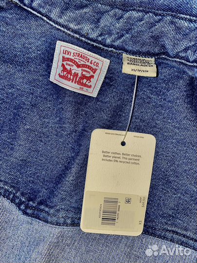 Новая Oversized джинсовая куртка levi'S из США