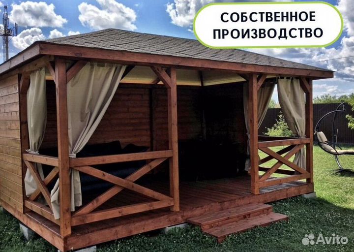 Красивые беседки