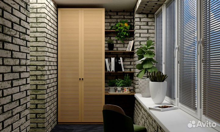 Шкаф на балкон любой дизайн