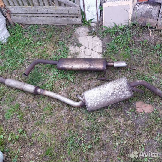 Выхлопная труба Глушитель ауди 80 б4