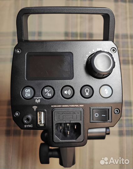 Вспышка студийная Godox MS300 + синхронизатор