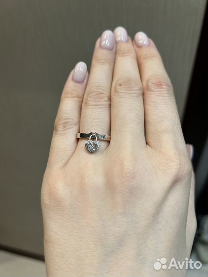 Серебряное кольцо pandora