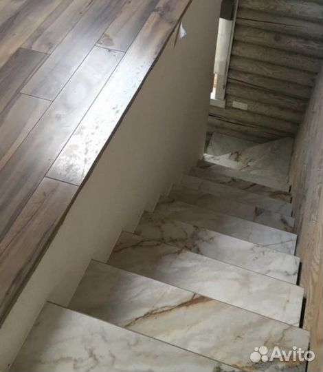 Лестница керамогранит