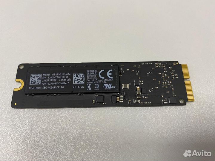 Почти новые оригинальные PCI-e SSD-диски Apple