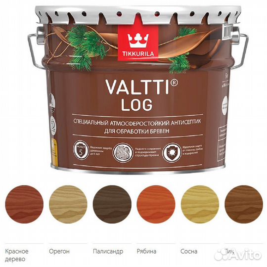 Tikkurila Valti Log, Valti Expert Akva, Metallista