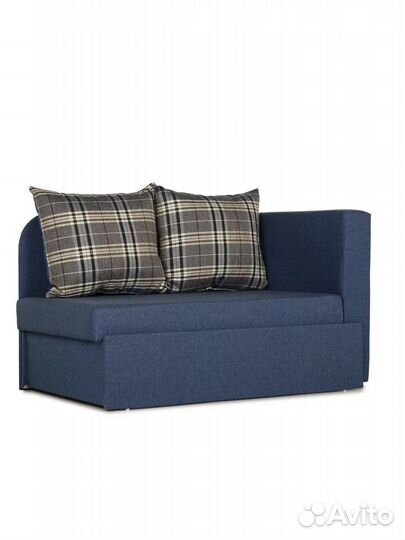 Детский прямой диван-кровать Beneli Микке, синий