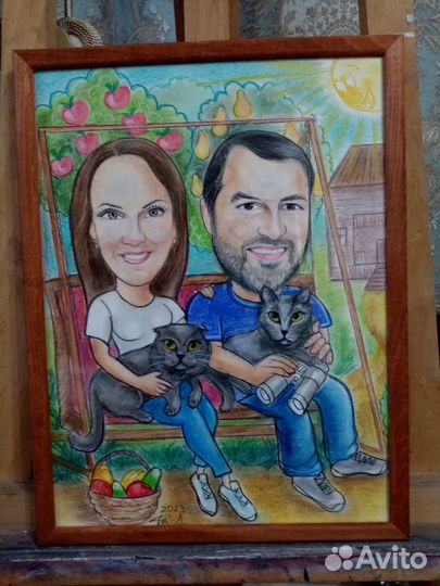 Шаржи на заказ по фото