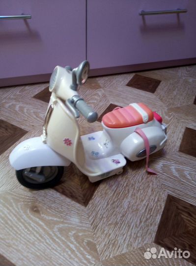 Велосипед и мото для кукол Беби Бон