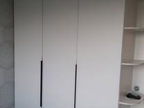 Шкаф вместительный распашной белый на заказ А289