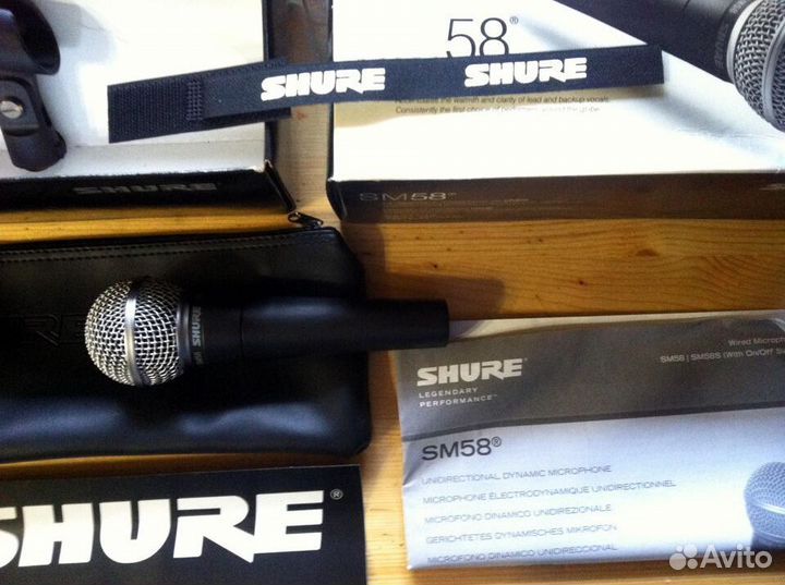 Динамический микрофон Shure SM-58. Оригинал