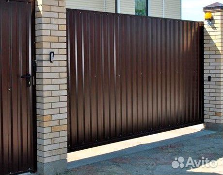 Откатные ворота под ключ