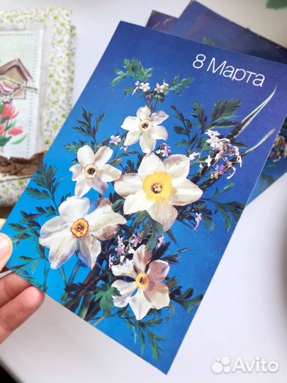 Открытка 8 марта СССР