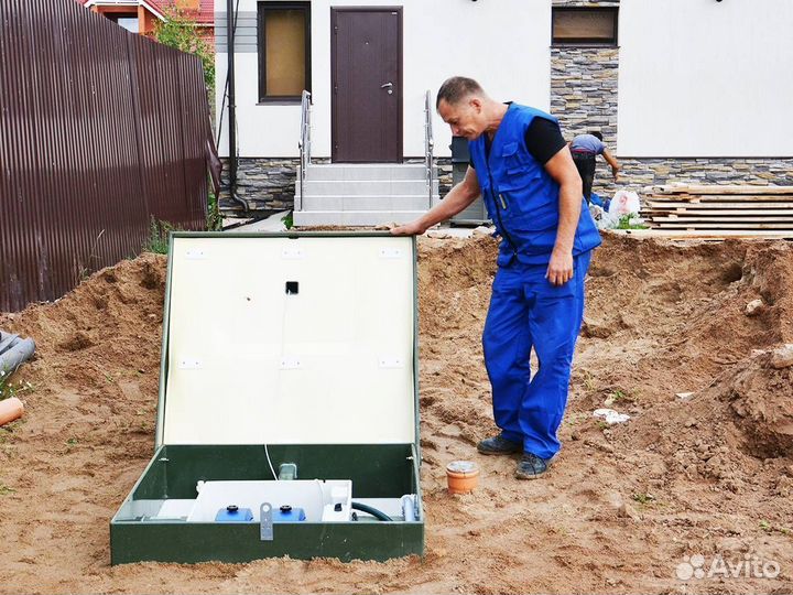 Автономная канализация септик монтаж за 1 день