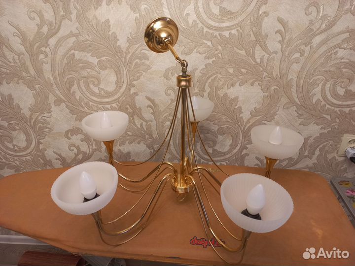 Люстра потолочная италия бу