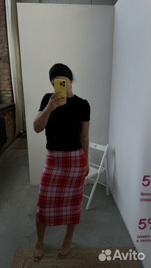 Юбка zara миди