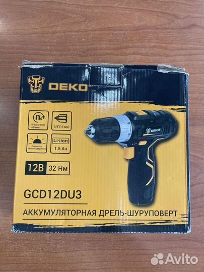 Шуруповерт Deko Gcd12Du3 С Сзу