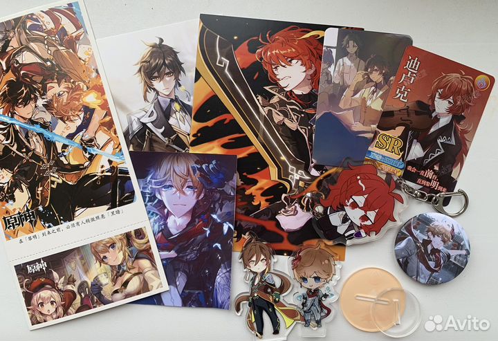 Бокс Genshin Impact шикарные мужчины